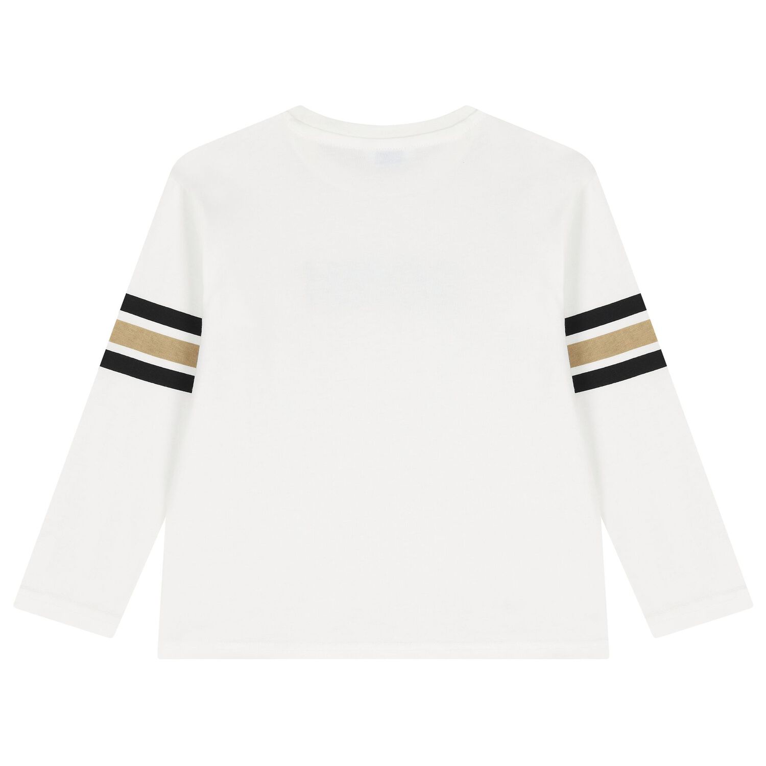 Boys White, Beige & Grey Tracksuit Set ( 3 Piece ), 3, hi-res