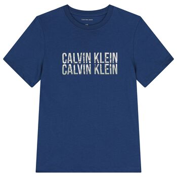 Boys Blue Logo T-Shirt