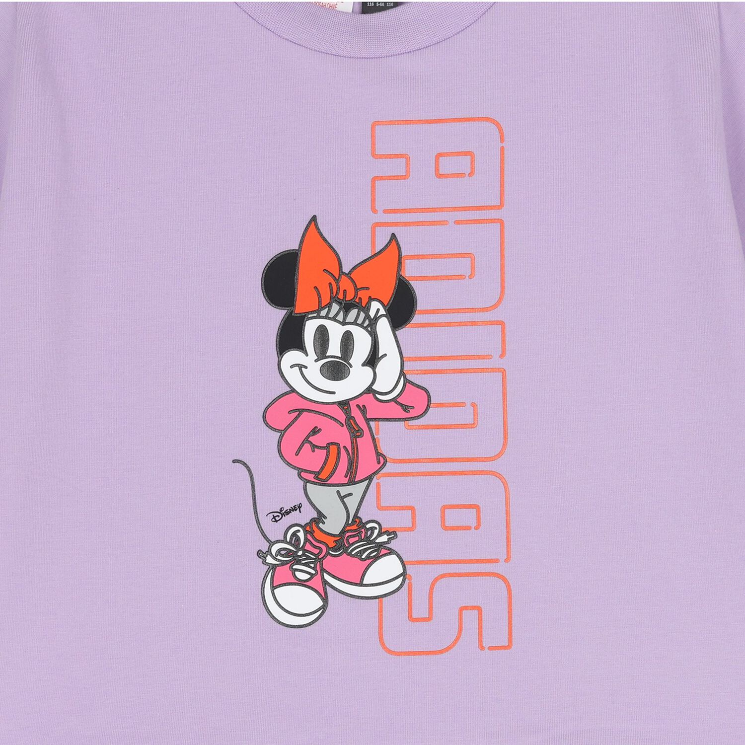 Girls Purple Disney Logo T-Shirt, 2, hi-res