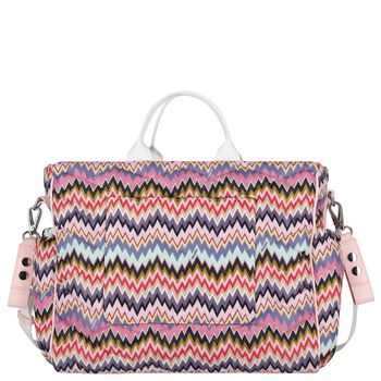 Baby Girls Multi-Coloured Zigzag Changing Bag