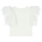 Girls White 4th Birthday T-Shirt, 8, hi-res