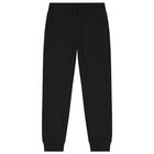 Boys Black Joggers, 2, hi-res
