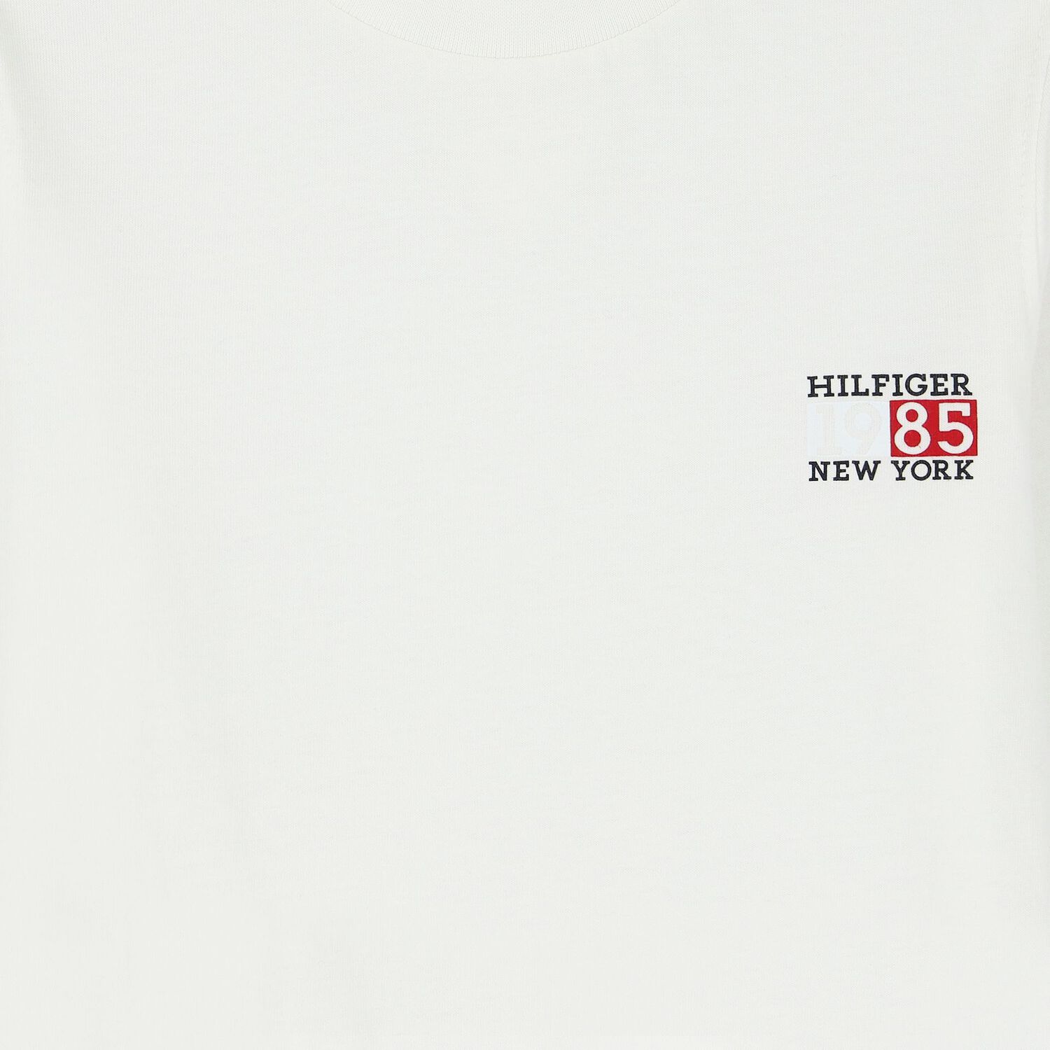 Boys White Logo Long Sleeve Top, 1, hi-res