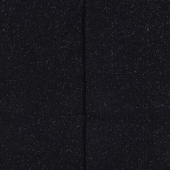 Girls Black Knitted Tights