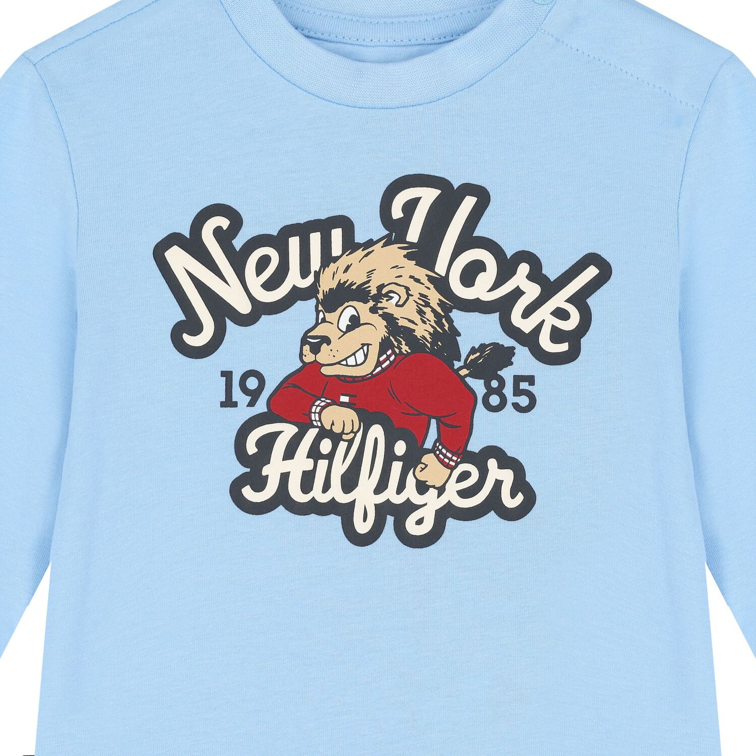 Younger Blue logo Long Sleeve Top, 1, hi-res