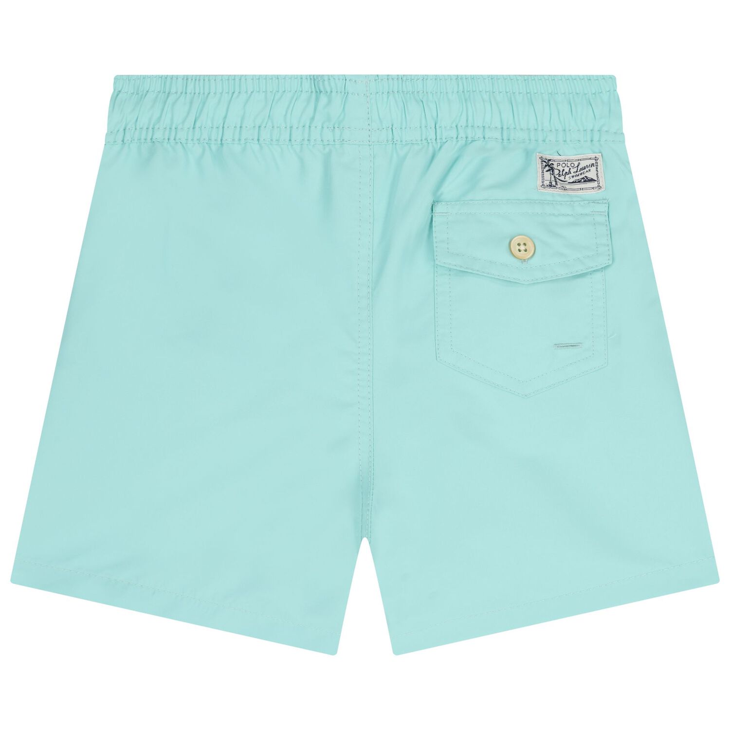 Boys Blue Logo Swim Shorts, 1, hi-res