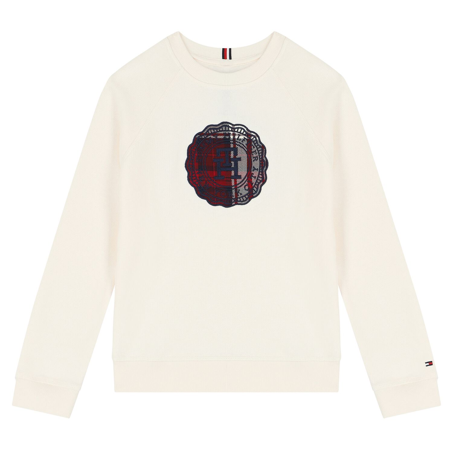 Boys Ivory Logo Sweatshirt, 1, hi-res