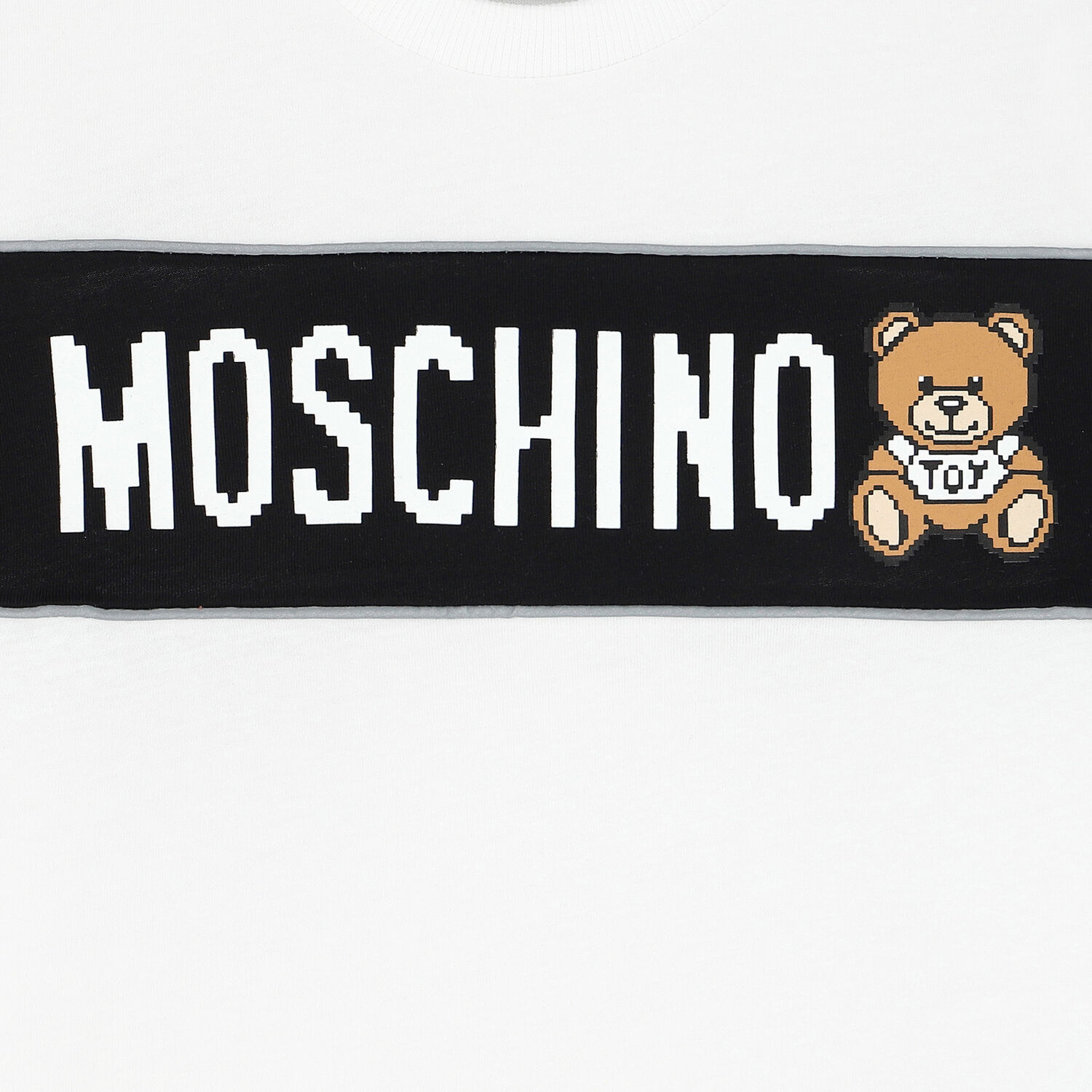 Boys White Logo T-Shirt, 3, hi-res