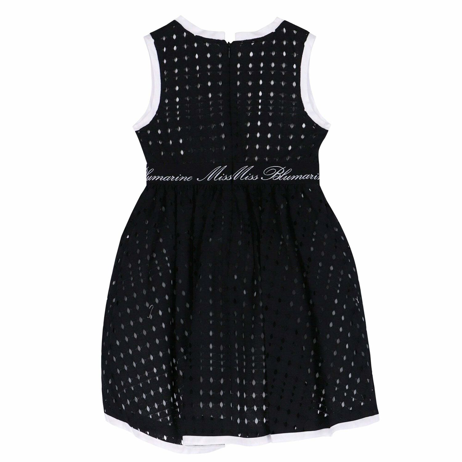 Girls Black Sleeveless Dress, 1, hi-res image number null