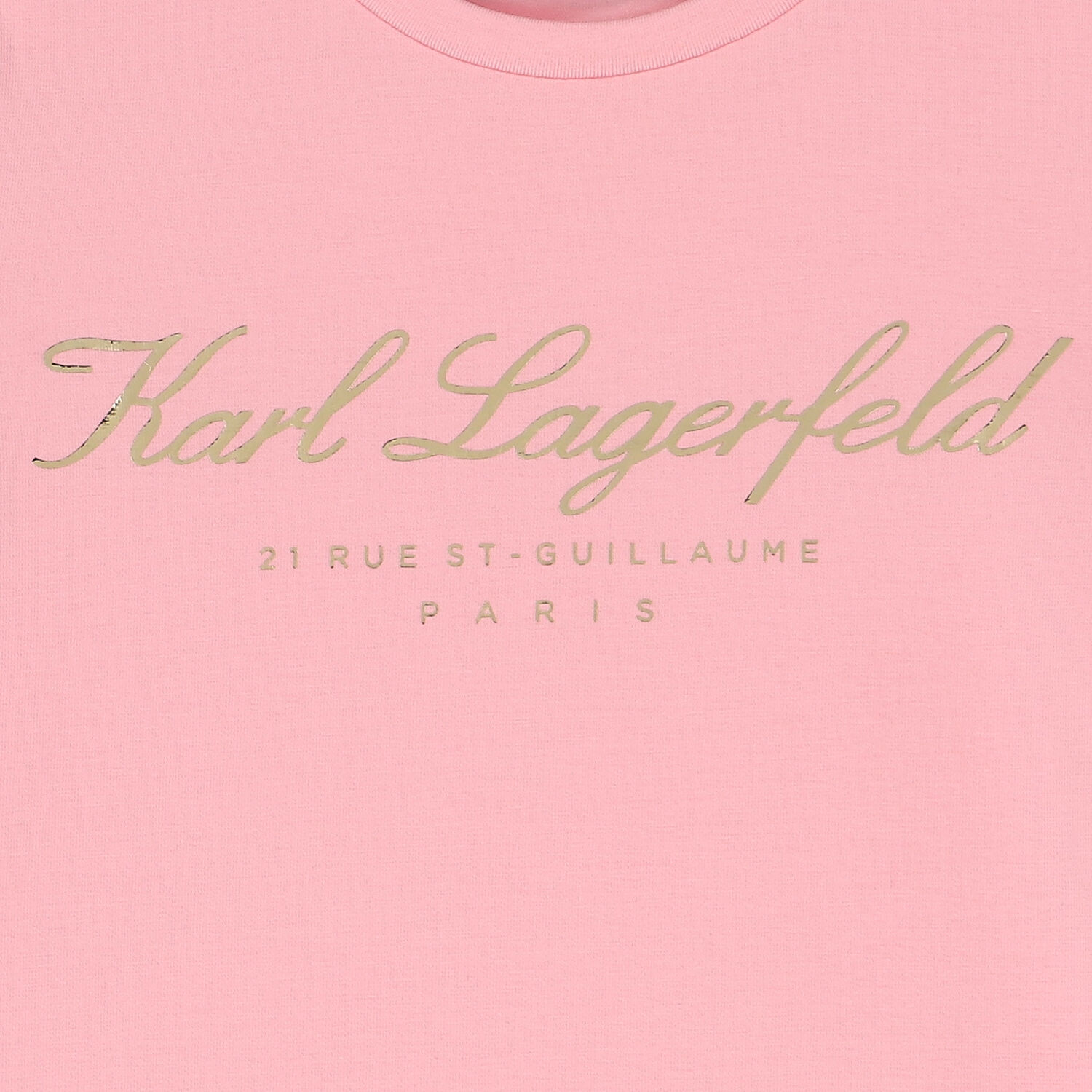 Girls Pink Logo T-Shirt, 3, hi-res image number null
