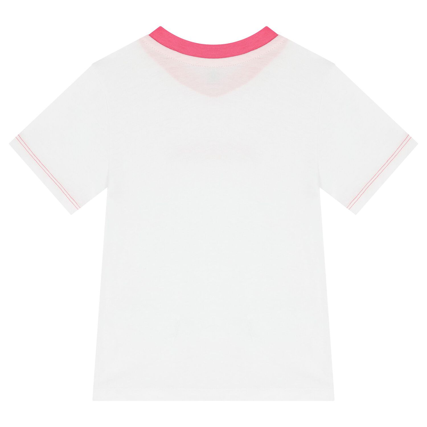 Girls White Logo T-Shirt, 1, hi-res