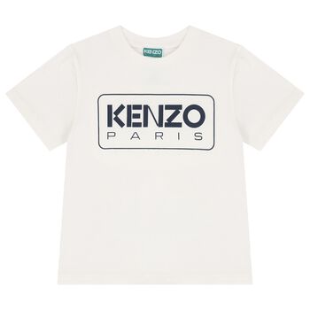 Boys White Logo T-Shirt