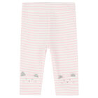 Baby Girls White & Pink 3 Piece Tracksuit, 1, hi-res