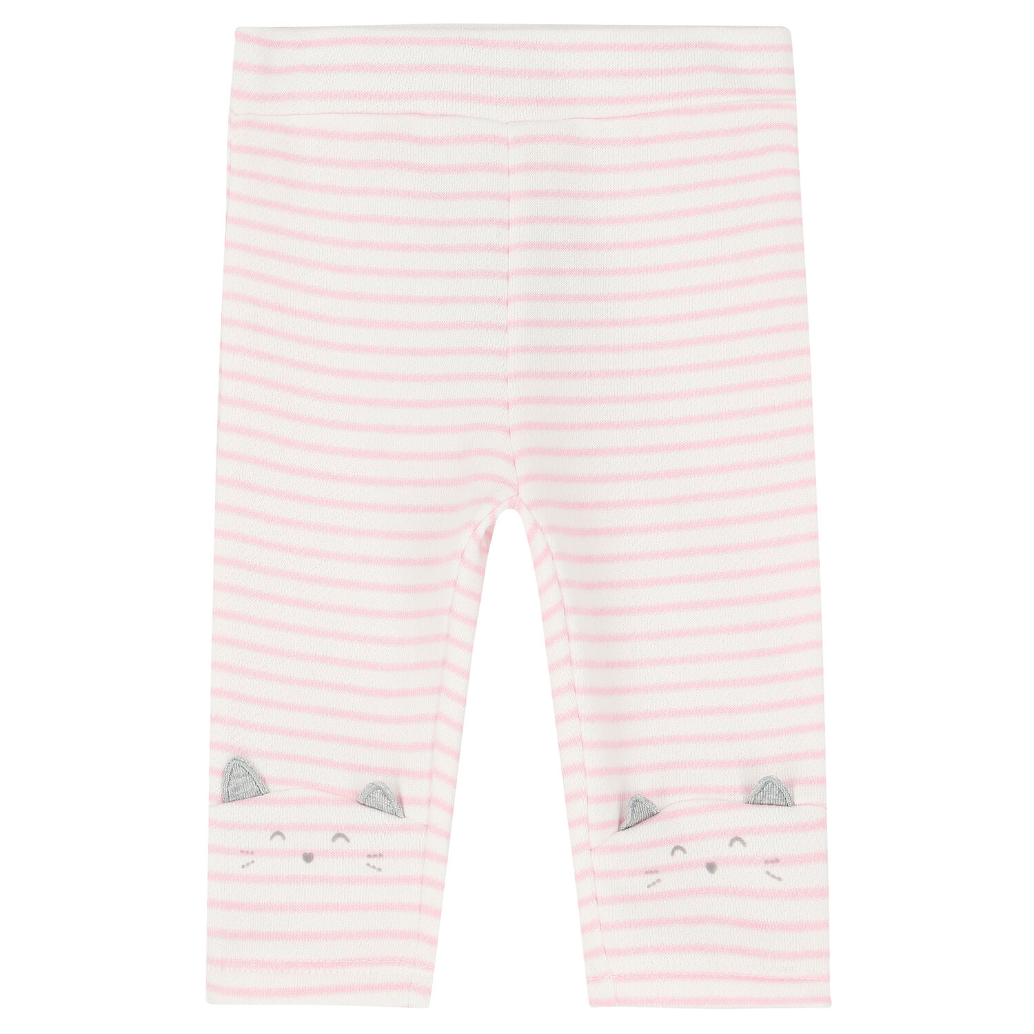 Baby Girls White & Pink 3 Piece Tracksuit, 1, hi-res