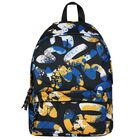 Boys Black Logo Backpack, 3, hi-res