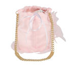 Girls Pink Flower Shoulder Bag, 1, hi-res