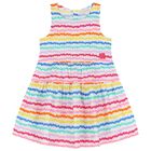 Girls Multi-Coloured Heart Dress, 1, hi-res