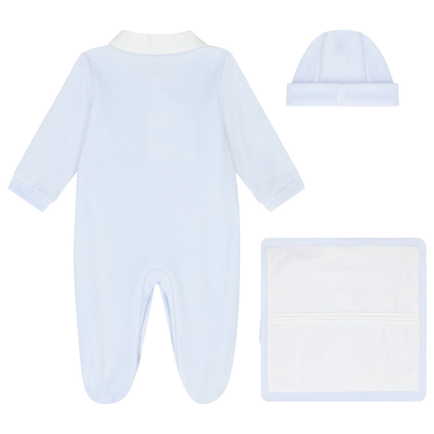 Baby Boys Blue Babygrow Gift Set, 1, hi-res image number null
