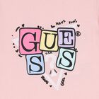 Girls Pink Logo Long Sleeve Top, 2, hi-res