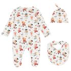 Baby Boys Playful Bear Babygrow Gift Set (3 Piece), 1, hi-res