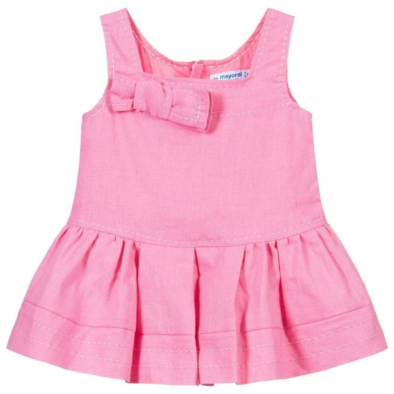 Younger Girls Pink Dress, 1, hi-res image number null