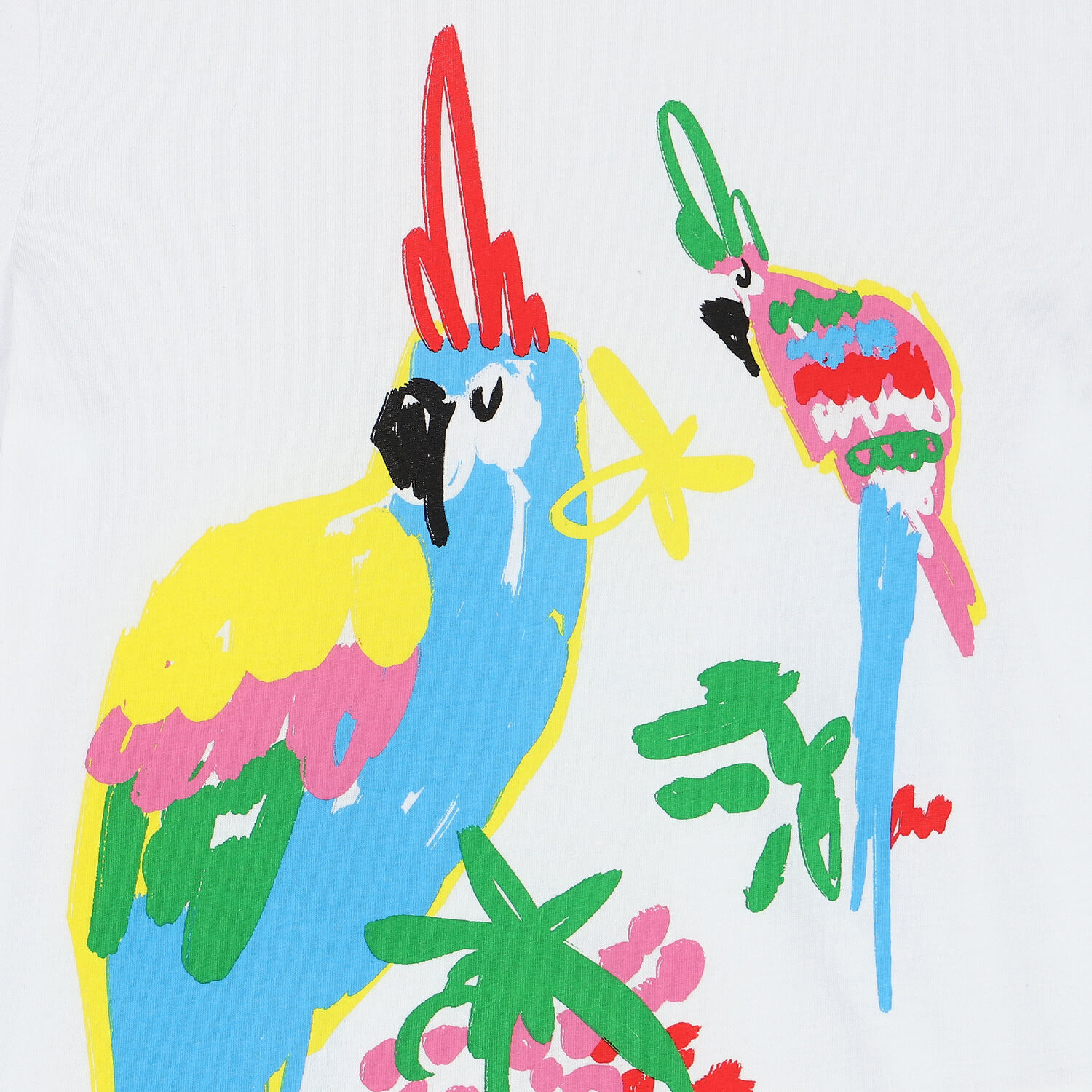 Girls White Bird T-Shirt, 1, hi-res image number null