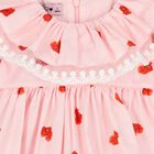 Baby Girls Pink Heart Dress, 1, hi-res