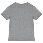 Boys Grey Logo T-Shirt, 1, hi-res