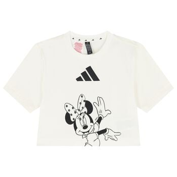 Girls Ivory Minnie Mouse Disney T-Shirt