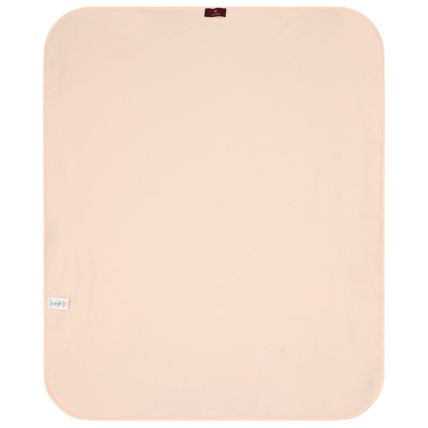 Baby Girls Ivory & Pink Teddy Bear Logo Blanket, 3, hi-res