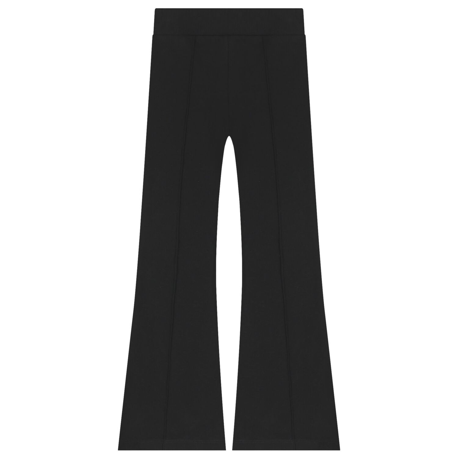 Girls Black Logo Leggings, 1, hi-res