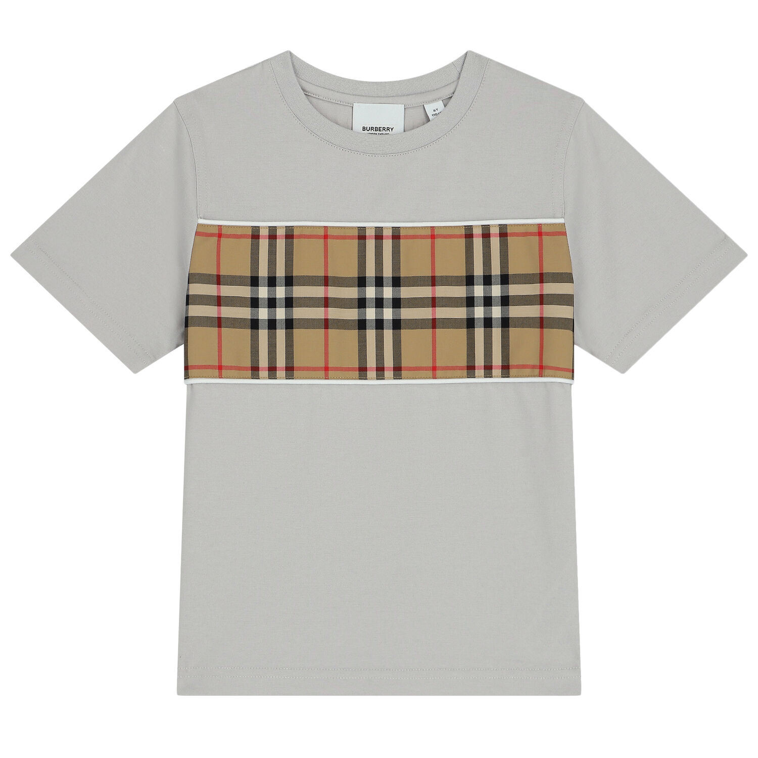 Grey Check T-Shirt, 3, hi-res