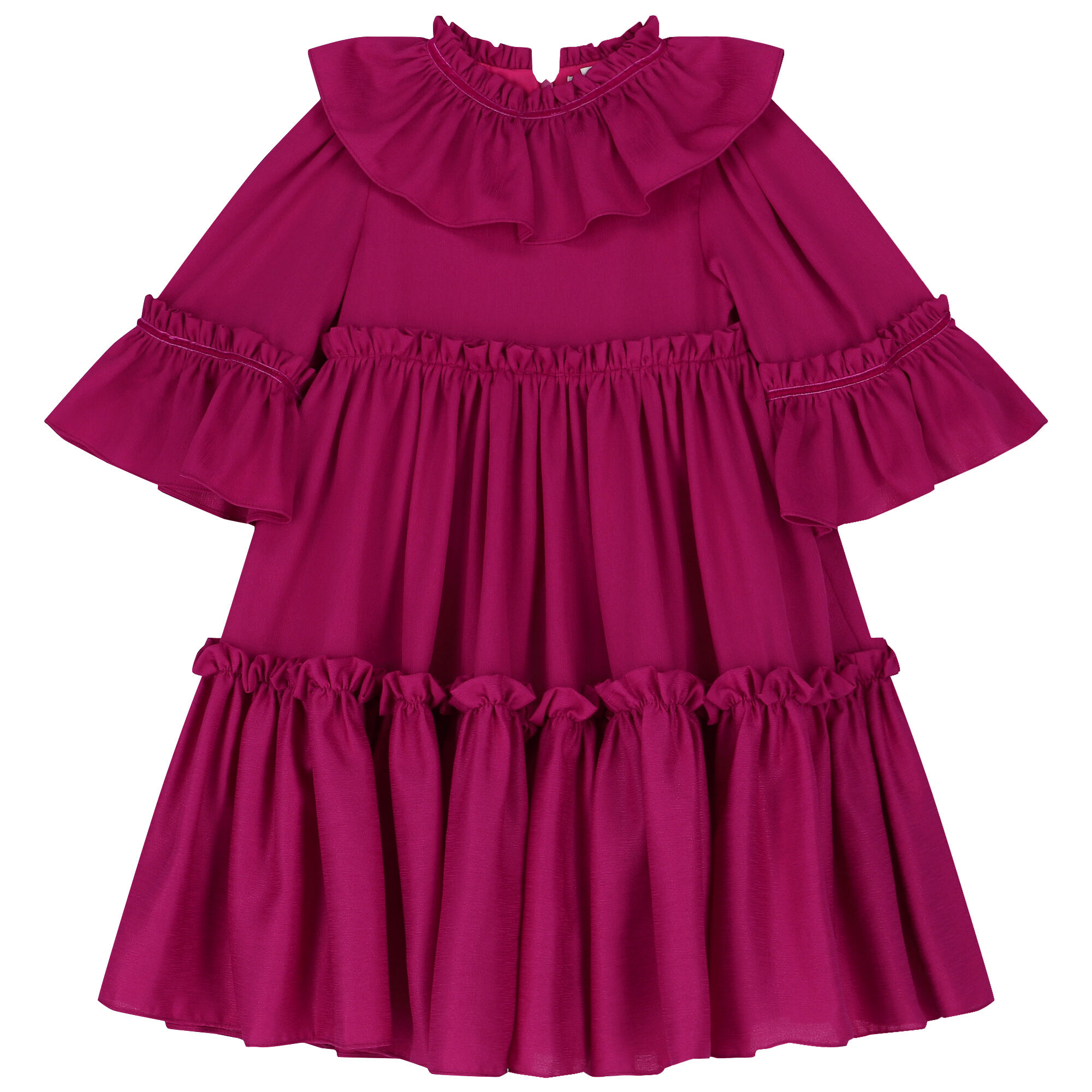 Patachou Girls Pink Tiered Dress Junior Couture UK