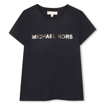 Girls Black Logo T-Shirt