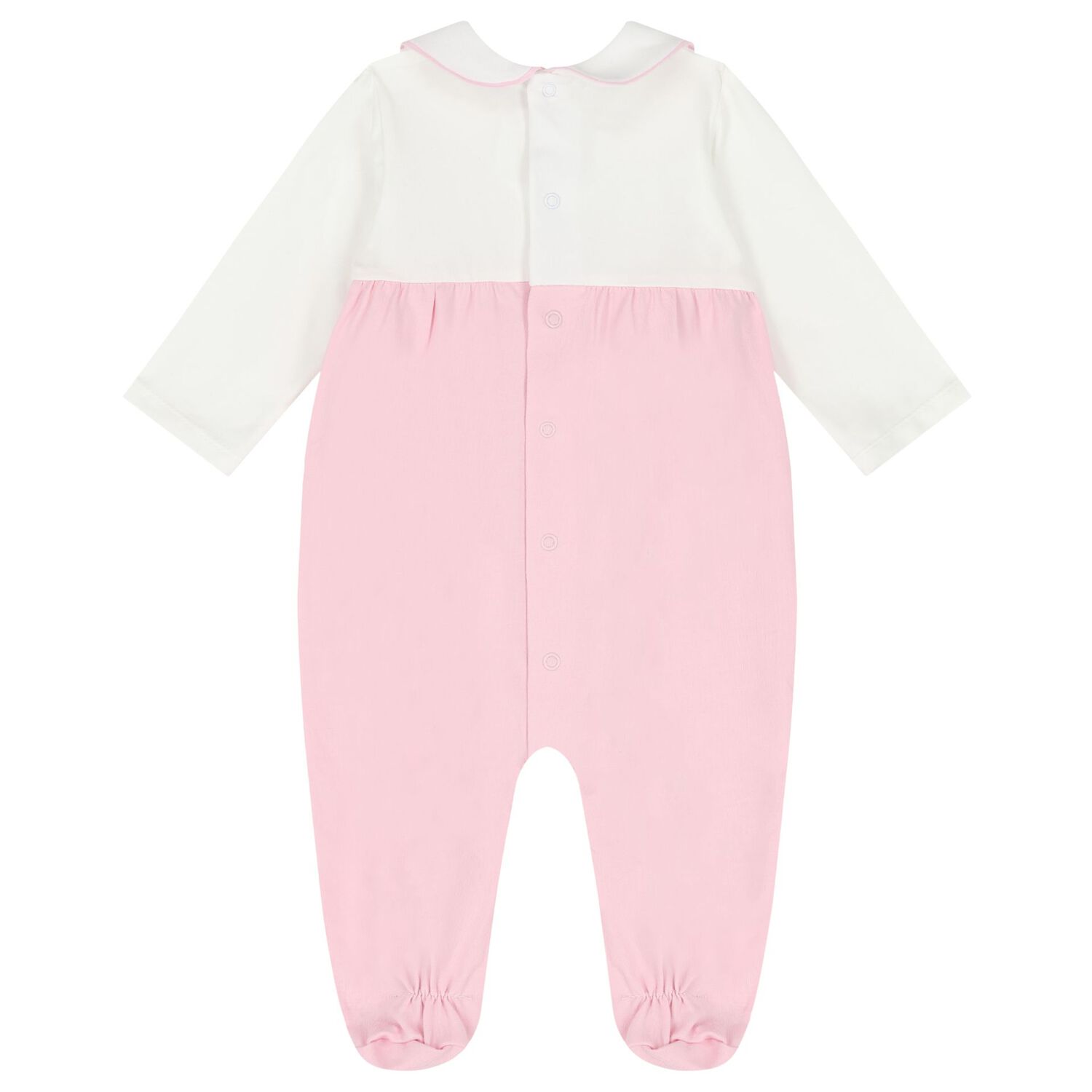 Baby Girls Pink Floral Babygrow, 3, hi-res