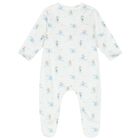 Baby Boys White Cute Mouse Babygrow, 1, hi-res