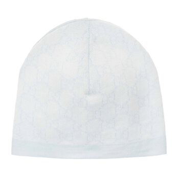 Ivory & Blue Logo Hat