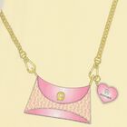 Girls Yellow Bag Logo Dress, 1, hi-res