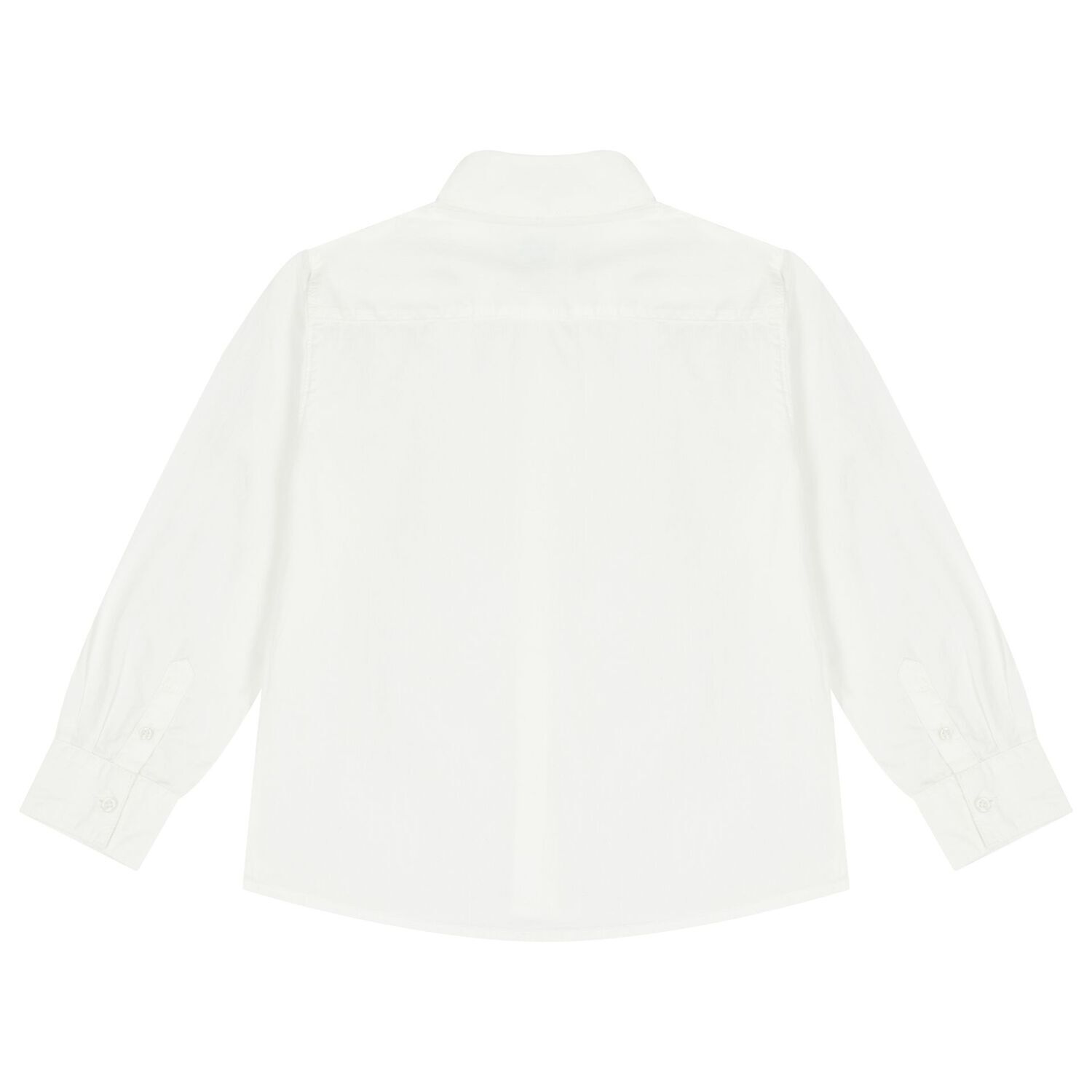 Boys White Long Sleeve Shirt, 1, hi-res image number null
