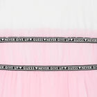 Girls White & Pink Logo Dress, 1, hi-res