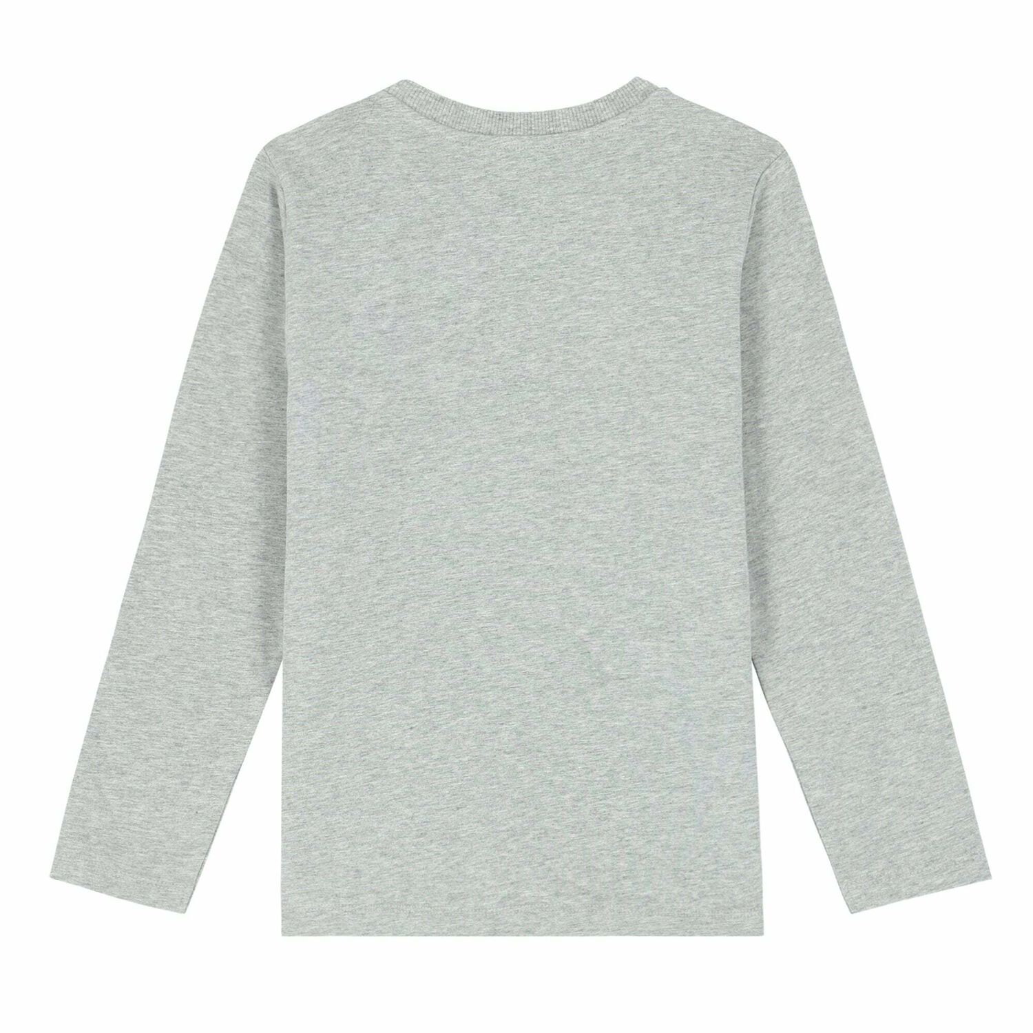 Grey Logo Long Sleeve Top, 2, hi-res
