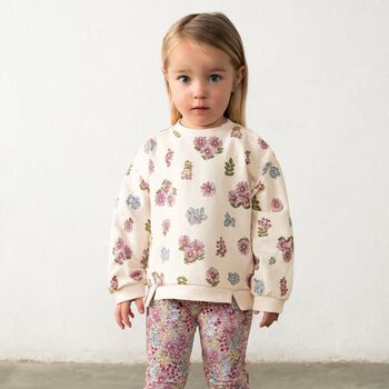 Younger Girls Multi-Coloured Floral Leggings