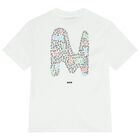 Boys White Logo T-Shirt, 1, hi-res