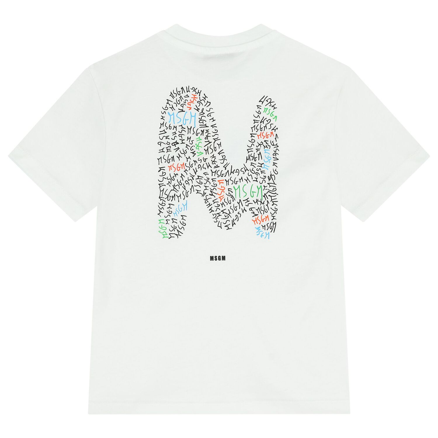 Boys White Logo T-Shirt, 1, hi-res