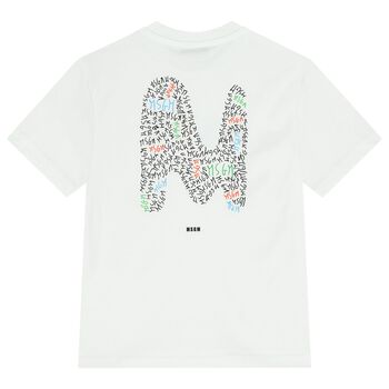 Boys White Logo T-Shirt