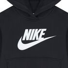 Black Logo Hooded Top, 1, hi-res