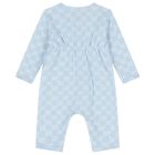 Baby Boys Blue GG Logo Romper Gift Set, 1, hi-res