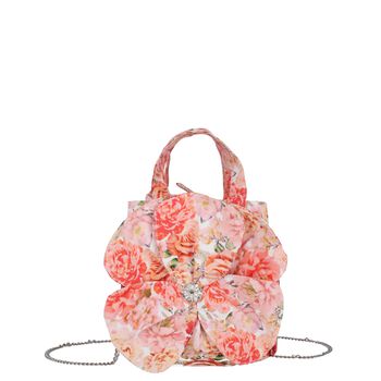 Girls Pink Floral Handbag 
