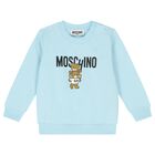 Blue Teddy Bear Logo Sweatshirt, 3, hi-res