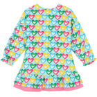 Girls Blue Hearts Dress Set, 1, hi-res
